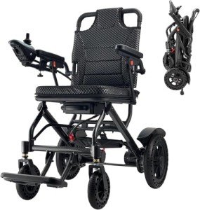 Lightweight Foldable Electric Wheelchair for All Terrain