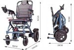 ByteTecpeak D04 Foldable Electric Wheelchair with 500W Motor