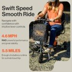 SuperHandy Foldable Electric Scooter with Dual Batteries