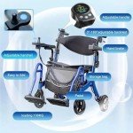 Lightweight Foldable Electric Wheelchair with App Control