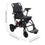 500W Automatic Folding Electric Wheelchair for Seniors