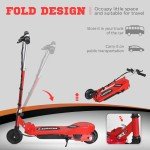 Foldable Electric Scooter for Kids, Ages 7-14, Adjustable Height