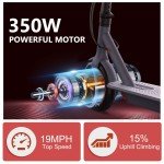 AOVOPRO TUYA Electric Scooter 15.5MPH 7.8Ah Bluetooth App
