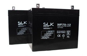 Twin Pack 12V Mobility Scooter Batteries