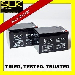 SLK POWER TWO NP12 12V 12Ah Scooter Batteries