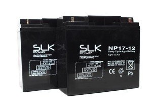 Pair of Mobility Scooter Batteries 12V - 75AH
