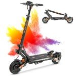 Kukirin G2 Master Electric Scooter for Adults, 52V 20.8Ah High Capacity Battery Up To 43 Miles Range, Dual High-Speed Front and Rear Motors & Hydraulic Suspension, 10-Inch All-Terrain Electric Scooter