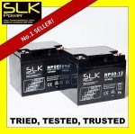 12V 50Ah AGM Mobility Scooter Batteries Upgrade 40Ah-45Ah