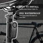 Wireless 113dB Bike Alarm with Remote Sensor