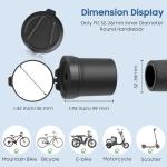 MoKo 360° Rotatable Bike Mirrors - 2 Pcs