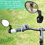 Hestya 360° Adjustable Bike Handlebar Mirrors - Pack of 2