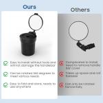 MoKo 360° Rotatable Bike Mirrors - 2 Pcs