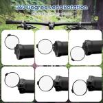 MoKo 360° Rotatable Bike Mirrors - 2 Pcs