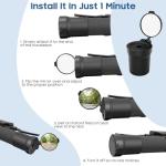 MoKo 360° Rotatable Bike Mirrors - 2 Pcs