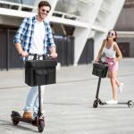 Electric Scooter Basket with Laptop Pocket & Cup Holders
