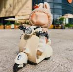 Labubu Doll Scooter with Light and Music