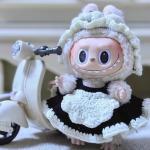 Labubu Doll Scooter with Light and Music