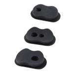 3-Pack Universal Silicone Cable Plugs for Scooters