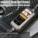 MOTOPOWER 12V 800mA Automatic Battery Charger