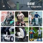Universal 42V 2A Electric Scooter Charger with 7 Connections