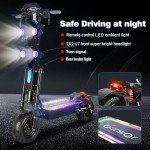 HWWH Adult Fast Electric Scooter Off-Road E-Scooter Pro 13in Dual Motor 3 Speed Mode Adjustable All Terrain Vacuum Tires Double Disc Brake 72V 40AH High Capacity Lithium Battery Max load 200kg