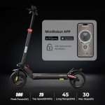iScooter Electric Scooter, iX4 Electric Scooters Adult 10 Inches Off-road Honeycomb Tires, 45 km Long Range, 48V 15Ah Fast E-Scooter, 3 Speed Modes with APP Control, Dual Shock Suspension