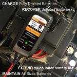 MOTOPOWER 12V 800mA Automatic Battery Charger