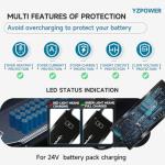 YZPOWER 24V 5A Lithium Battery Charger for Scooters