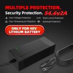 Fast UL Certified 54.6V Electric Bike Charger