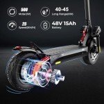 iScooter Electric Scooter, iX4 Electric Scooters Adult 10 Inches Off-road Honeycomb Tires, 45 km Long Range, 48V 15Ah Fast E-Scooter, 3 Speed Modes with APP Control, Dual Shock Suspension