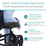 Comfortable Soft Plush Knee Scooter Pad Cover