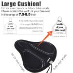 DAWAY Memory Foam Seat Cover for Bikes