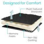 Comfortable Soft Plush Knee Scooter Pad Cover