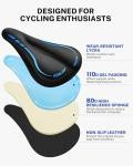 MEENCOOL Gel Bike Seat Cushion for Comfort