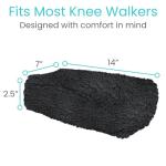 Comfortable Soft Plush Knee Scooter Pad Cover