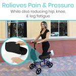 Comfortable Soft Plush Knee Scooter Pad Cover
