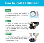 8.5-Inch Solid Tires for Electric Scooters (2 PCS)