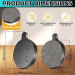 10-Inch Ebike Brake Pads - 4 Pairs Semi-Metal