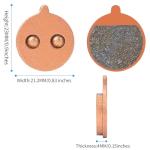 TOLIDS SEALUP Electric Scooter Brake Pads - 4 Pairs