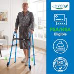 Loyoda Folding Walker for Seniors - Lightweight & Adjustable