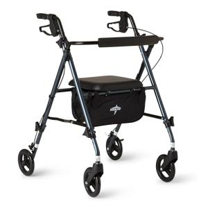 Superlight Folding Aluminum Rollator Walker for Seniors