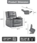 Electric Lift Recliner Chair with Heat & Massage