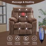 CANMOV Large Power Lift Recliner with Massage and Heat