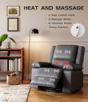 Electric Lift Recliner Chair with Heat & Massage