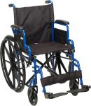 Compact 18" Wheelchair with Swivel Footrest
