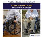 Drive Medical Blue Streak Lightweight Wheelchair with Footrests