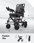 38Lb Foldable All-Terrain Electric Wheelchair