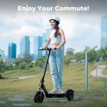iScooter i10Plus Fast Electric Scooter Adults, 50KM Max Range, Support APP One-click Lock, Dual Suspension, 3 Braking Systems & Turn Signals, 120KG Capacity