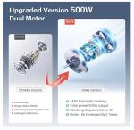 Foldable Electric Wheelchair for Adults - 330LBS Capacity