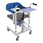 Hydraulic Patient Lift Wheelchair for Easy Transfers